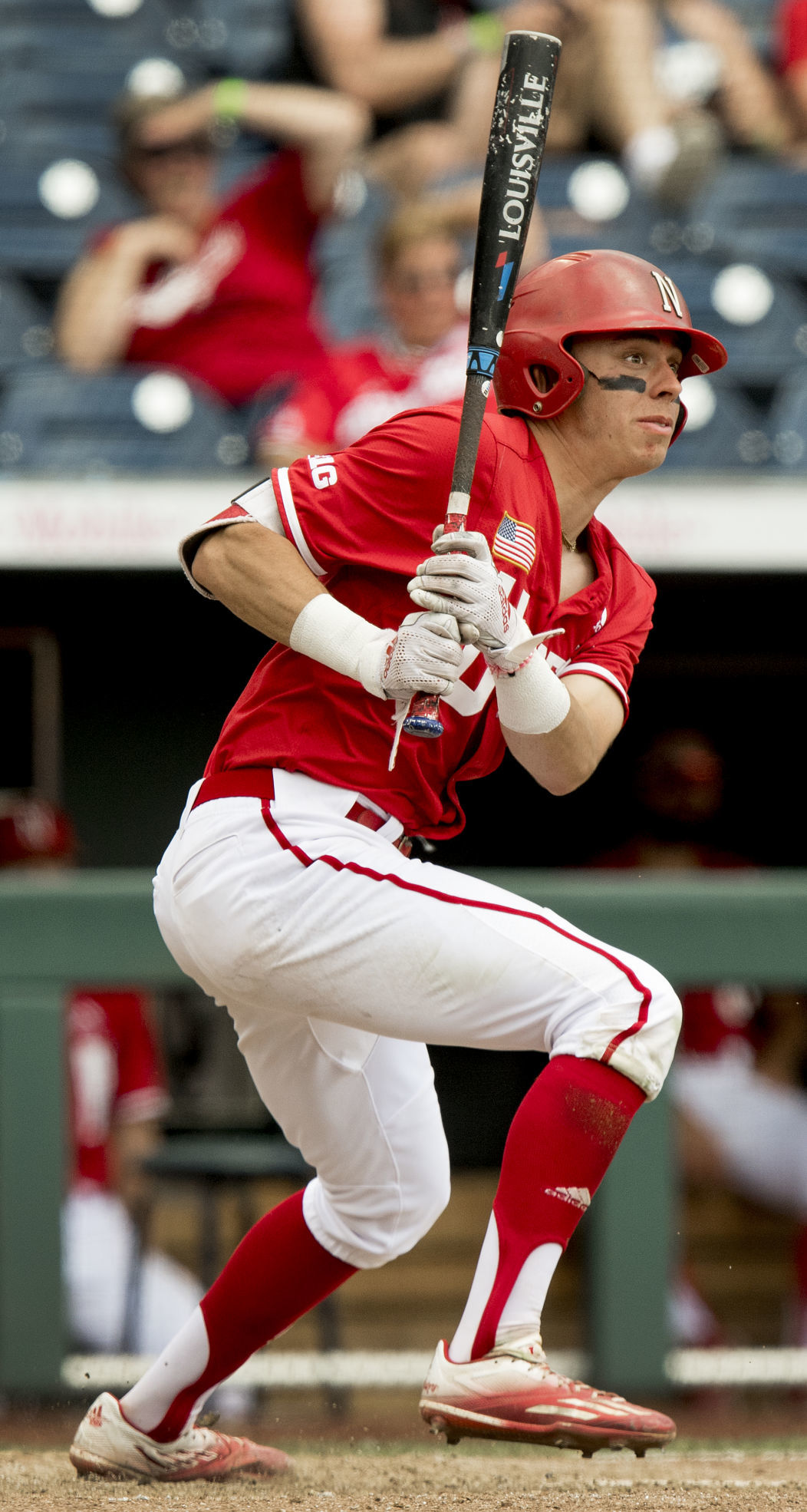 Nebraska vs. Michigan, first game, 5.25